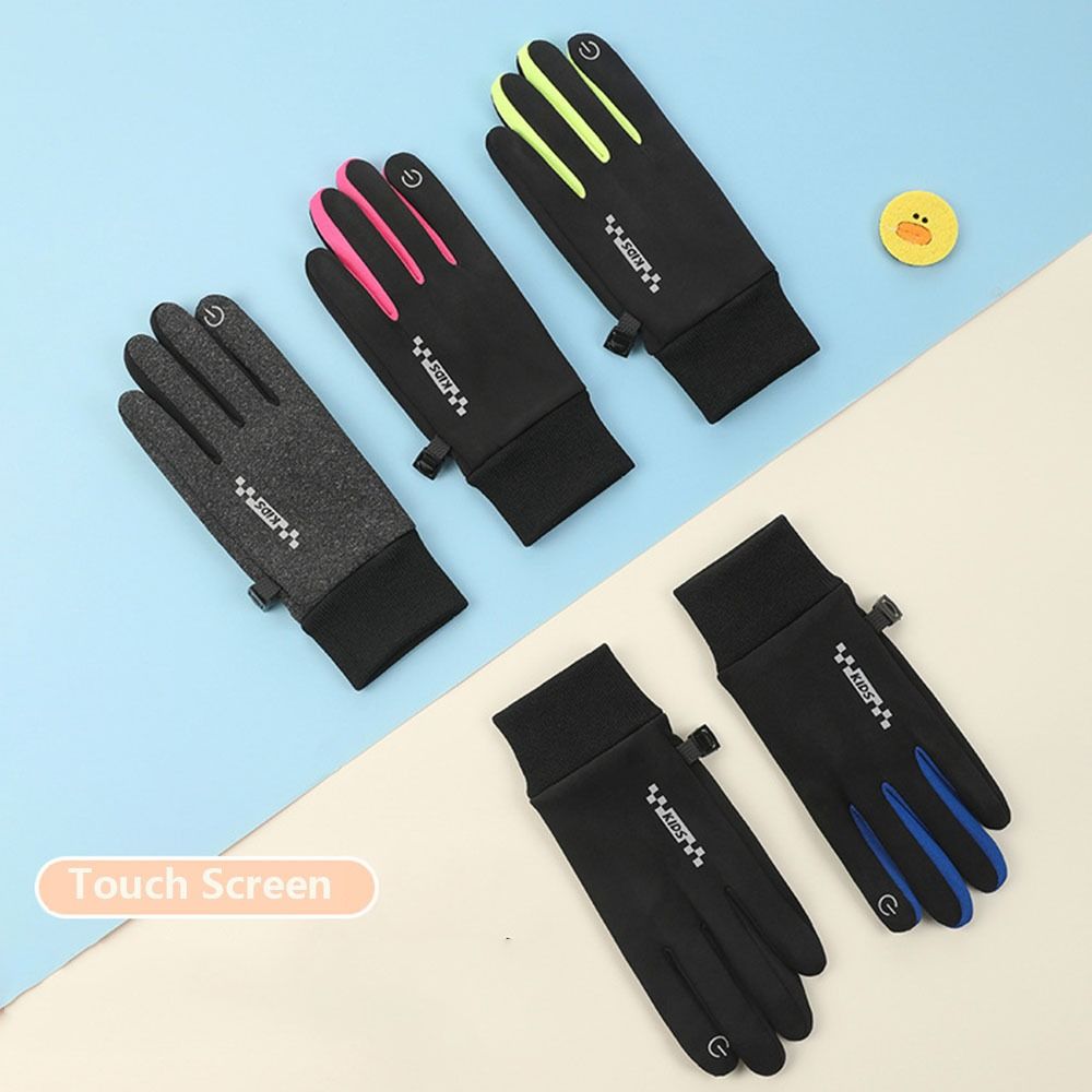 Non-slip Winter Children Bicyc - Knit Glove Touch Screen review and price