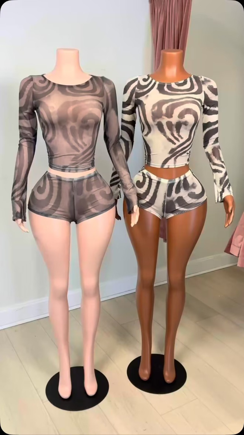 Doyerl Striped Shorts Sets Wom - Winter Clothing Outfits review and price