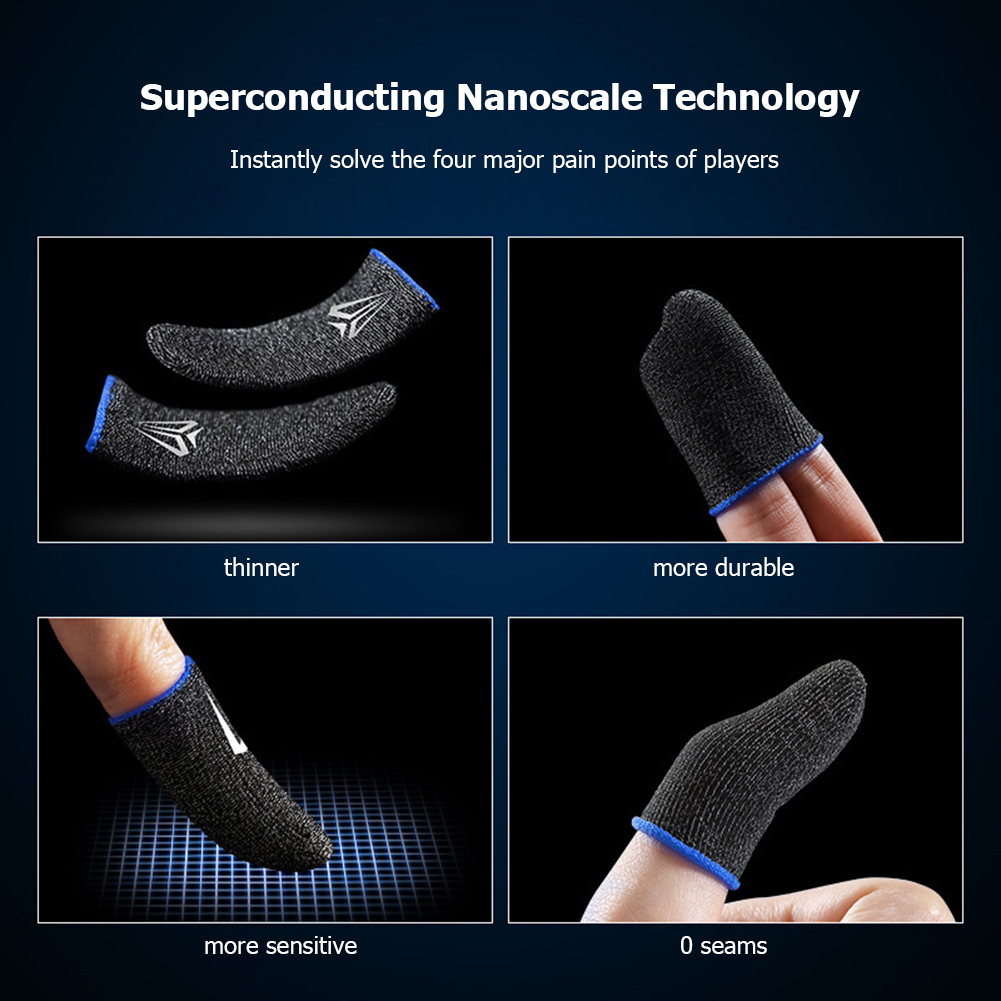 1 Pair Gaming Finger Sleeve Th - Knit Glove Touch Screen review and price