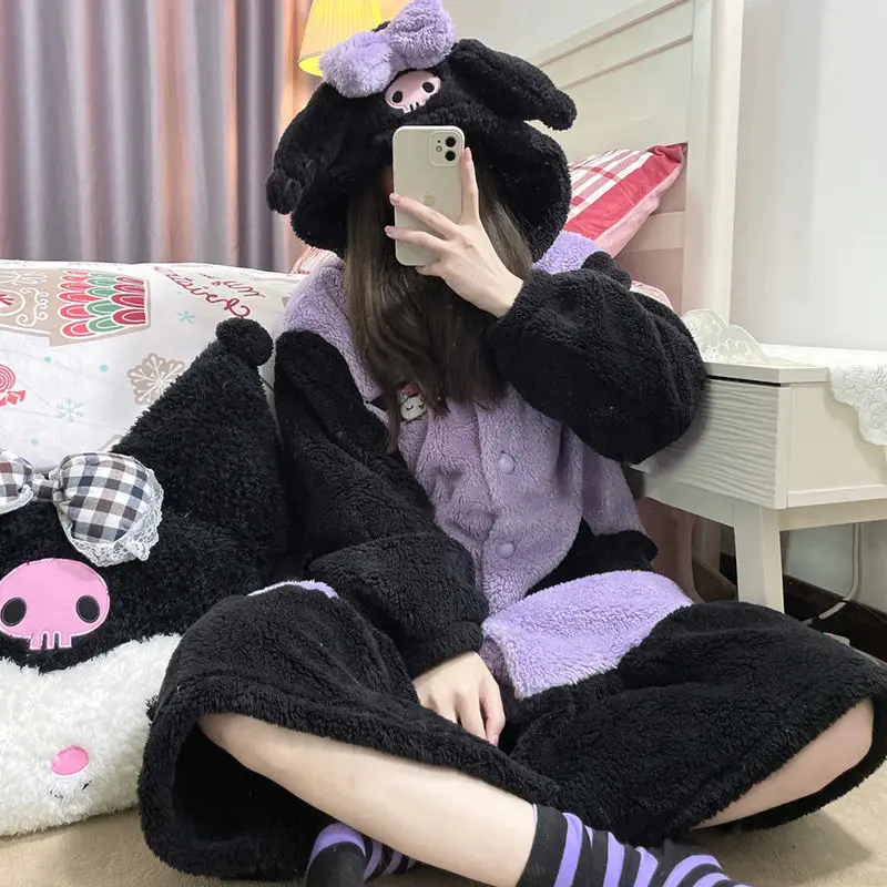 2Pcs Hello Kittys Plush Pajama - Winter Clothing Kids review and price